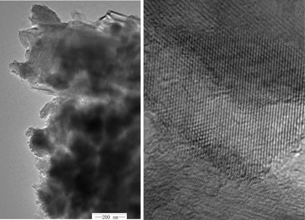 Jiang et al. Nanoscale Research Letters (2017) 12:483 Page 3 of 6 Fig. 2 TEM images of a hierarchical ZnO structure segment (400).