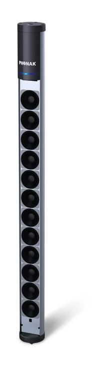 The ratio between the teacher s speech signal and any undesired background noise (the signal-to-noise ratio or SNR) is much more favorable using this kind of loudspeaker design, compared to those