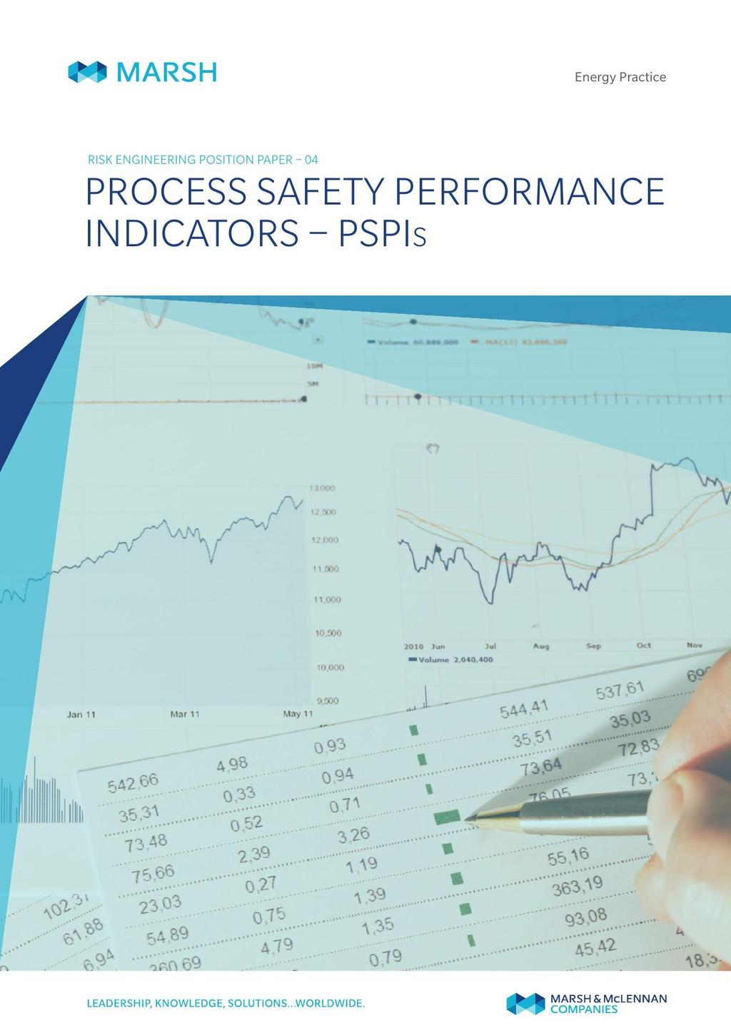 Main Reference(s) Marsh Energy Practice Process Safety Performance Indicators - PSPIs Risk