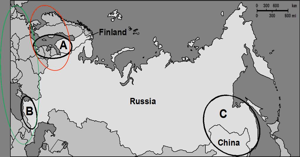 Microorganisms 2013, 1 164 Figure 1. In the population of northern Europe (red circle), 3ADON molecular chemotype of F.