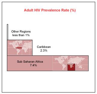 Page 3 Brief Overview and Summary of Findings At the end of 2003, the Caribbean subregion had the second highest adult HIV prevalence rate in the world (between 1.9 per cent and 3.