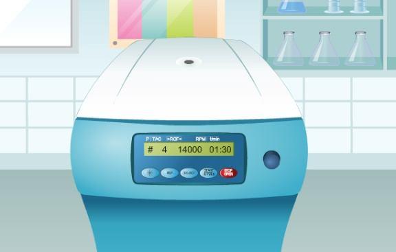 Tissue Sonication Centrifuge at 14000 rpm