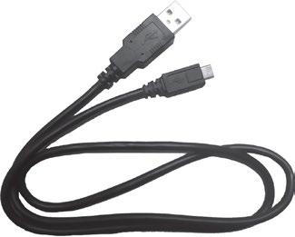 USB Cable* Connects the meter to a PC.