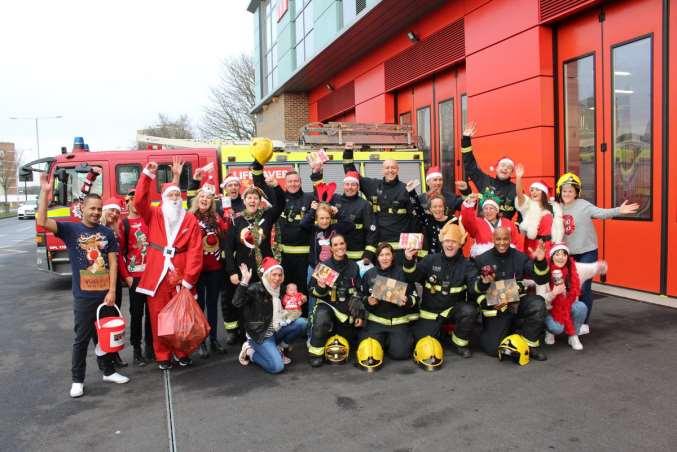 London Fire Brigade, Co-op and HLP Christmas Day