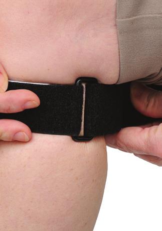 Figure 11. pads are only partially on the skin, then the stimulation may feel uncomfortable.