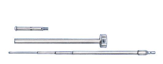Note: The Locking Bolt must be removed prior to using stem removal instruments (Figure 34).