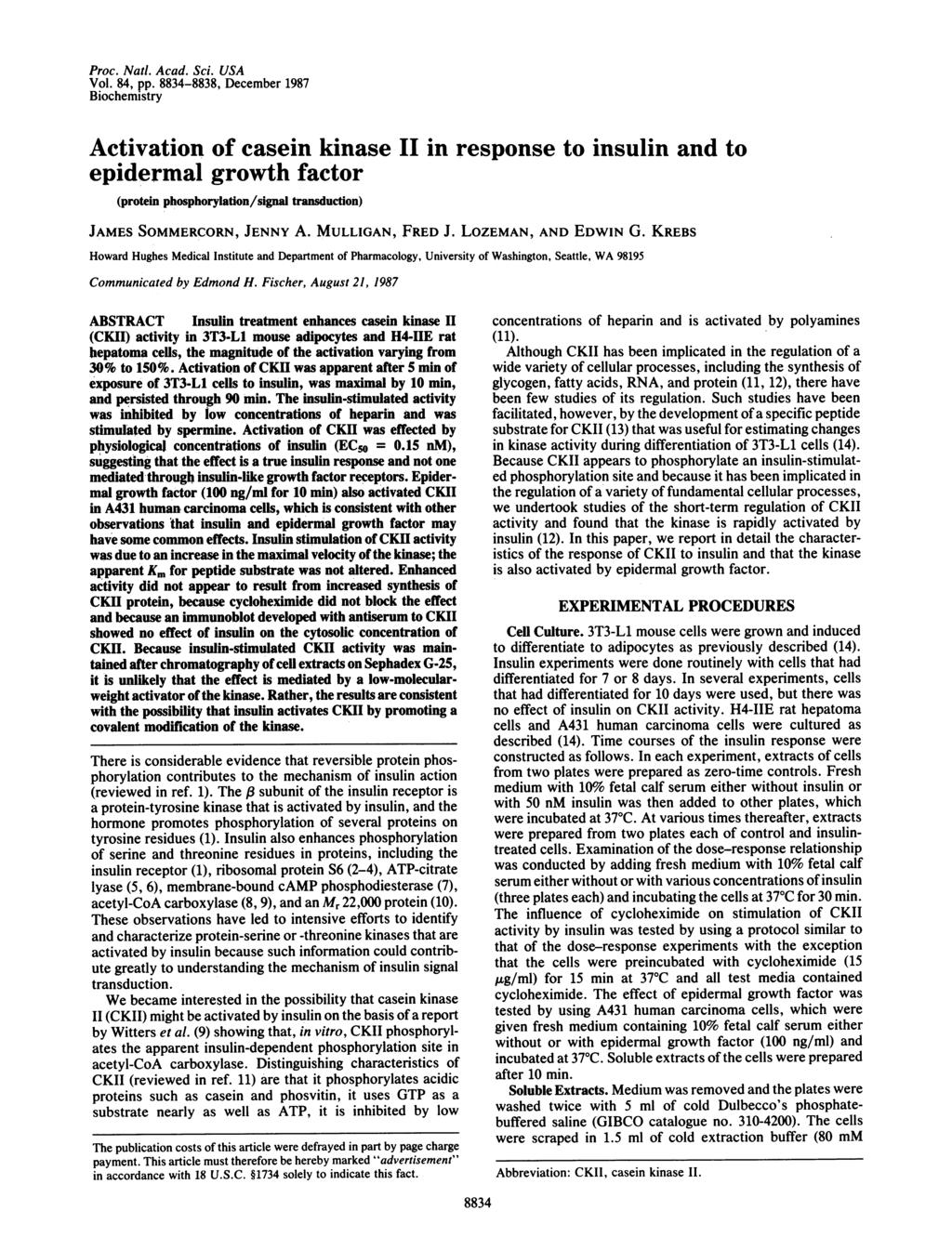 Proc. Nail. Acad. Sci. USA Vol. 84, pp.