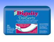Dignity Thin - light pads, economy pack Disposable Pads for Men Item: 30054- $92.70 Super thin pad, discreet and easy to carry a refill. Disposable, cloth-like feel.