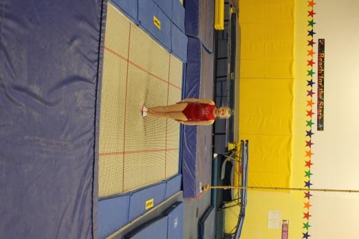 10 Straight Bounces Trampoline Only EQUIPMENT NEEDED: Trampoline Stopwatch for State testing, Airtime Timing Machine for National Testing STARTING POSITION: Athlete stands on the trampoline with arms