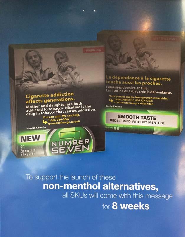 Business-to-business marketing materials from Rothman, Benson & Hedges (owned by Philip Morris International), highlighting the message on