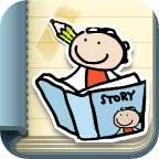 Kid in Story Book Maker Locomotive Labs $6.99 App makes it easy and fun to create visual stories with your child as the star character.