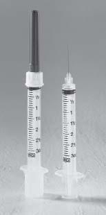 Needles & Syringes 358 309570 309585 BD 3 ML SYRINGES & NEEDLES 30107310118998 3mL Syringe Only w/luer-lok tip, Non-Sterile, Bulk, 1600/cs 30957010048748 3mL Syringe/Needle Combination w/luer-lok