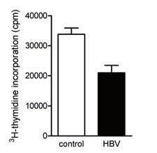HBV surface antigen impairs mdc function 45 A B * * * * C D Serum CHO Serum CHO E F Fig. 5 HBsAg and HBV inhibit antigen presentation capacity of mdc.