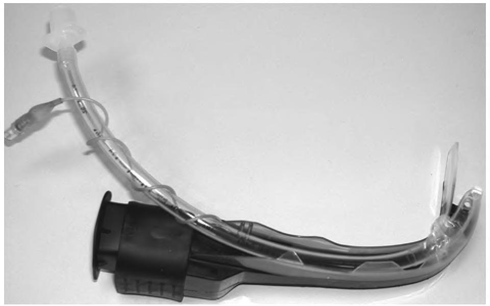 204 Comparison of the Airtraq to the Bonfils Fibroscope Fig. (1): Rigid Bonfils intubating fibroscope. Fig. (2): Airtraq laryngoscope.