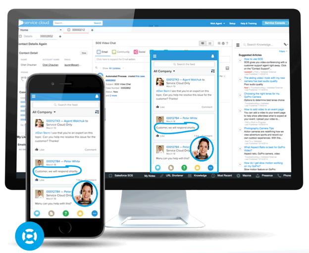 SET UP SOS VIDEO CHAT AND SCREEN-SHARING Want to connect with your customers in a whole new way? SOS is the Service Cloud s mobile support solution.