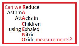 Can we Reduce Asthma Attacks in Children using Exhaled Nitric Oxide measurements?