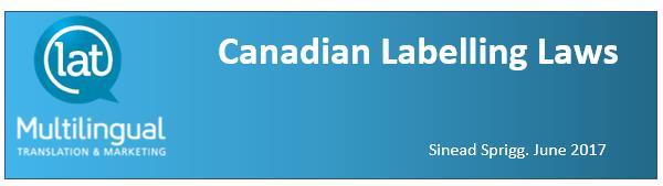 Page 2 What s inside: 1 Canadian Labelling Law - Non-food products - Food products - Bilingual requirements - Québec s French language..requirements 2 What s changed in the labelling requirements?
