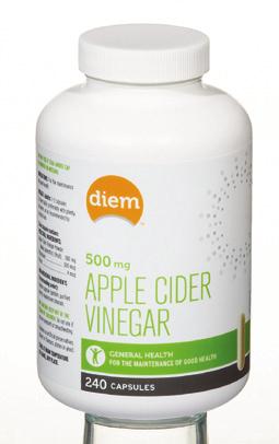 Apple Cider Vinegar 500 mg Capsules Product Summary: Apple cider vinegar has been used as a home remedy for centuries.