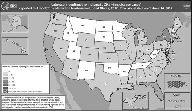 Zika Disease in the United States and Territories in 2017 What is an imported case? https://www.cdc.gov/zika/reporting/2017-case-counts.