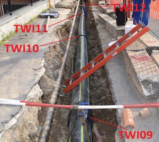 5.4 Gas pipeline on-site inspections Gas pipelines installed in the city centre of a major European city were inspected prior to being buried and put into service.