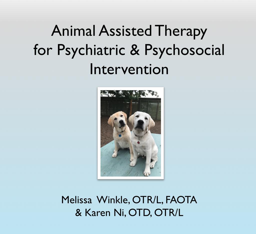 Occupational Therapy Association of California October 21 st, 2017; 8:15-11:30 am, then 2:30-4:00 pm Summary This workshop provides information and understanding to OT s and COTA s in the process of