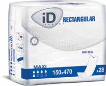 urinary and faecal incontinence The adhesive strip ensures a secure fit in conventional underwear Can also be worn in conjunction with id Expert Fix net
