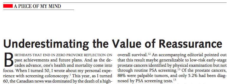 rate for prostate cancer between ages 55 and 64 is significant.