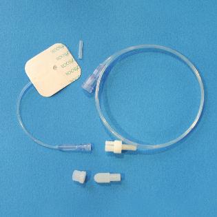 Low dexterity one handed Needle Free connector eliminates needle sticks and is comfortable for big and little fingers.