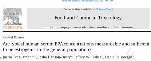 What are human blood concentrations if you use other methods for determining them? 19 Teeguarden JG, et al. Food Chem Toxicol. 2013 Aug 17. pii: S0278-6915(13)00536-X. doi: 10.1016/j.fct.2013.08.001.