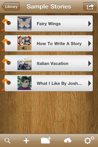 Pictello Visual Stories App that enables the creation of talking photo albums and books.