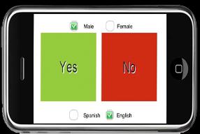 Yes/No HD Simple 2-choice communication app 5 voices Ability to