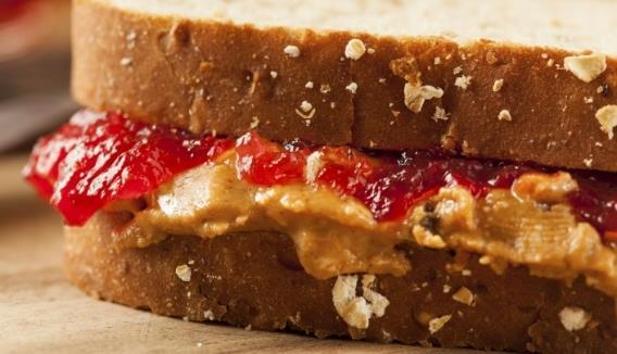 Peanut Butter and Jelly Sandwiches If the first ingredient in a peanut butter and jelly sandwich is peanut butter, is the product exempt from total fat and saturated fat standards?