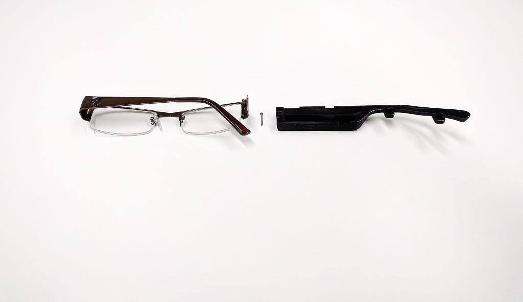 off-the-shelf metal-frame glasses parametrized