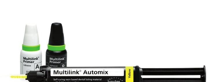 Multilink Aut STRONG HOLD A wide variety of restorative materials are available today.