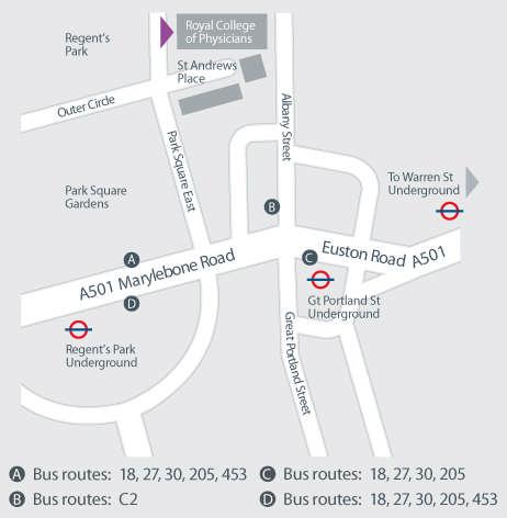 Finding the Venue Visit the website: http://www.rcplondon.ac.uk/visit-us for a venue map, directions via public transport and car parking information.