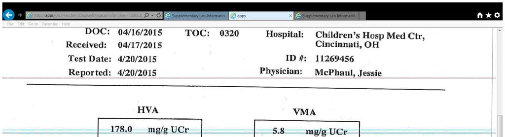 Form 2026: Laboratory Values at Diagnosis of