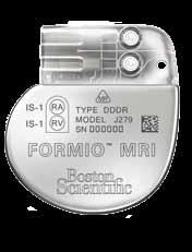 The FORMIO pacing system from Boston Scientific provides an ImageReady * MR conditional pacing system.