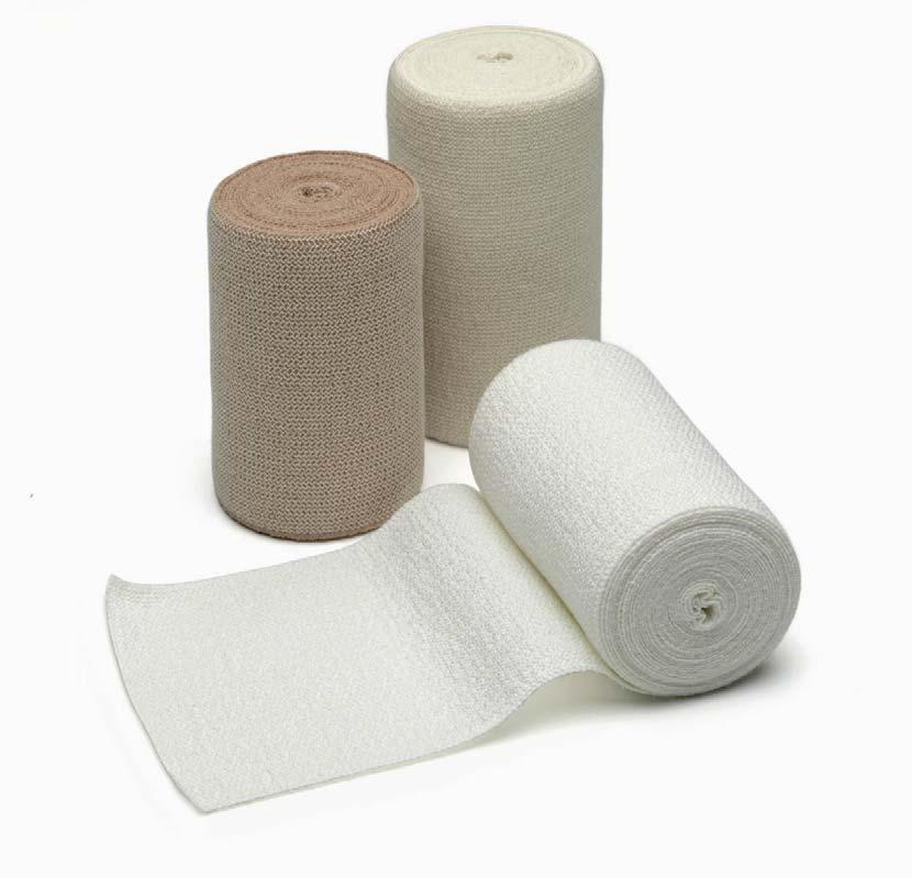 Wero Ideal 100 Ideal bandage according to DIN 61632 for relief dressings and post-treatments of dislocations and fractures s : off-white, white bleached, brown : 100% cotton