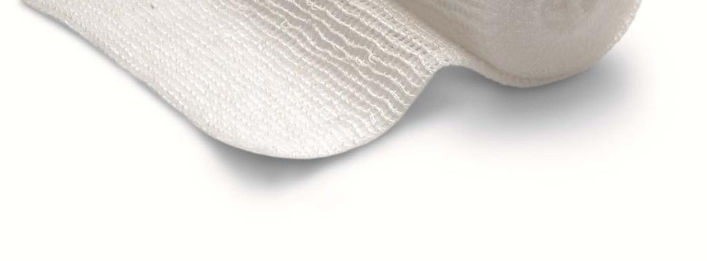 120% : air permeable, very skin-friendly, with woven edges, can be