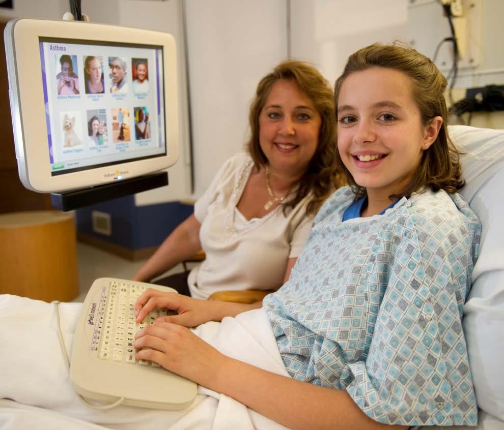 GetWellNetwork: Interactive Patient Communications At-the-bedside communication system providing education,