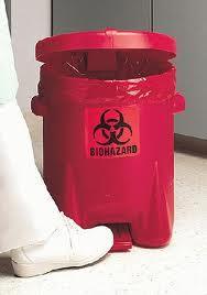 4 DISPOSAL OF WASTE Dispose of waste in one of the two biohazard bins: Aquatic Center Lifeguard office or Battlepoint office.