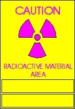 Radioactive Material Area Entry requirements into Rad Materials Area if whole body dose rate > 5 mrem/hour or contamination