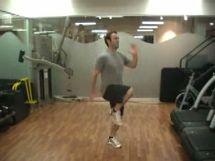 for all exercises. Run in Place Run in place, bringing your knees high, alternating steps.