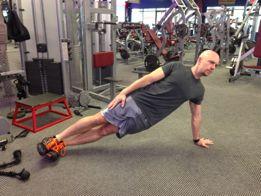 Workout B Extended Side Plank Lie on the floor on your side.