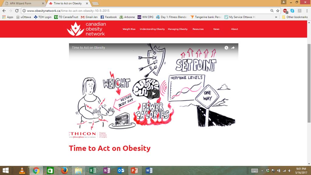 ca/webinars Time to Act on Obesity: