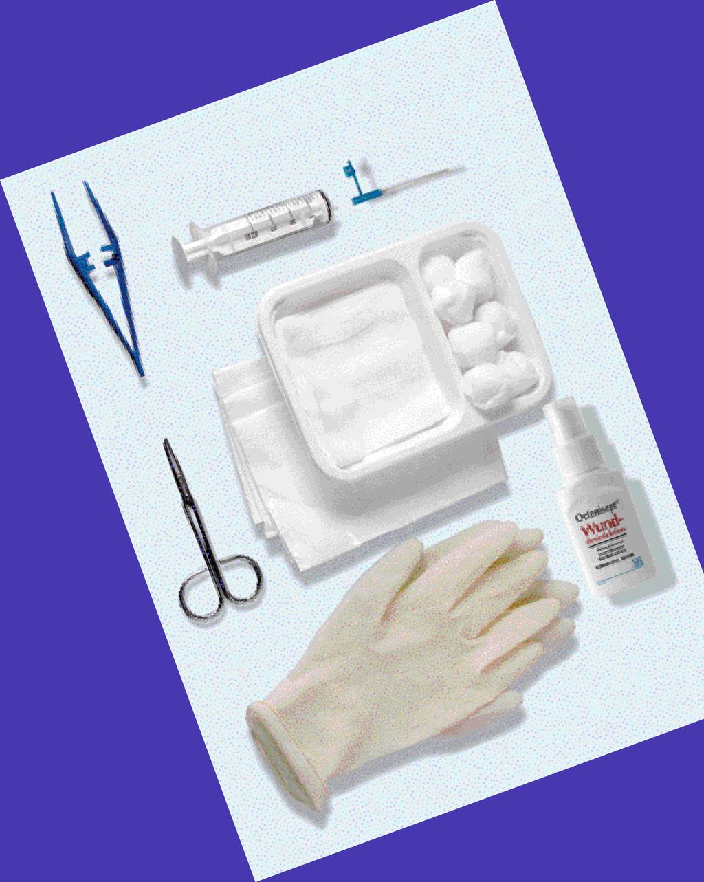 decutastar wound hygiene set standard 24-parted set for topical wound treatment Hygiene set for implementation of a sterile dressing change Applicable on septic and non septic wounds Optimized for
