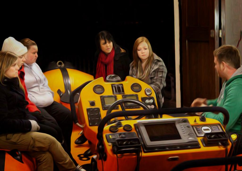 CONTACT MEMBERS OF RAG LEARN HOW THEIR DONATION IS PUT TO GOOD USE AT THE RNLI LIFEBOAT HOUSE IN BEAUMARIS STUDENT