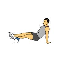 Gastroc Soleus Stretch 1. Place foam roll under mid belly of lower leg. 2. Cross left leg over right leg to increase pressure (optional). 3. Slowly roll calve area to find the most tender area. 4.