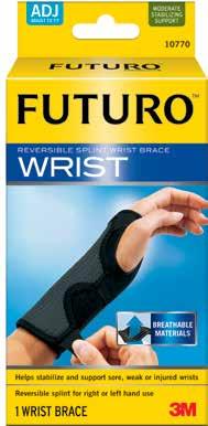 WRIST SUPPORTS Reversible Splint Wrist Brace STABILISING Use for: General Soreness, Carpal Tunnel Syndrome, Sprains, Tendonitis, Arthritis Designed to help relieve the symptoms of Carpal Tunnel