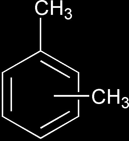 p-xylene, 9% o-xylene with 17% ethyl benzene.